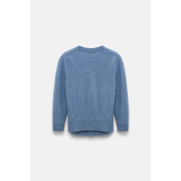 NEW DOROTHEE SCHUMACHER fluffy statements cardigan in medium denim blue